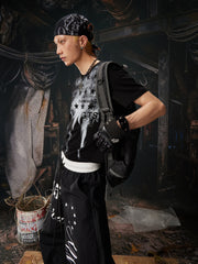 NOMANIAI Jersey short-sleeved printed t-shirt with a fitted design