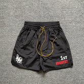 Rhude x Pirelli collaboration summer casual shorts