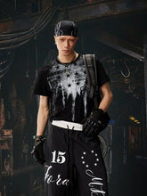 NOMANIAI Jersey short-sleeved printed t-shirt with a fitted design