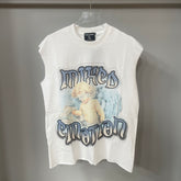 MIXED EMOTION Angel Graphic Sleeveless Tank Top
