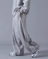 Needles Butterfly Embroidered Striped Straight Leg Pants