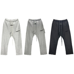 FOG ESSENTIALS Casual Drawstring Straight Leg Pants