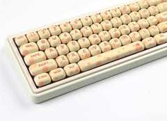 Cheese keycaps MOG round heat sublimation personalized set keycaps