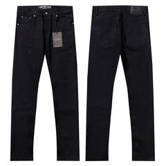 LOST SHDWS Premium Matte Black Button Fly Jeans