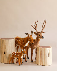 Large Deer Stuffed Animal - Male - Final Sale