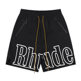 Rhude classic letter print shorts