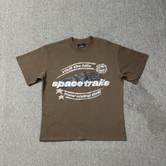 Broken Planet Space Walk Puff Print Cotton Tee