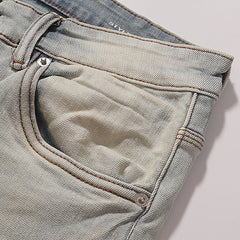 Purple Brand Men Slim Dirt Tint Denim Jeans