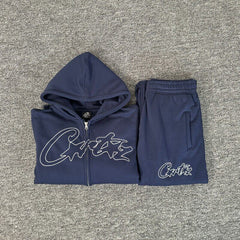 Corteiz Hoodie Embroidered Loose-Fitting Pullover Set