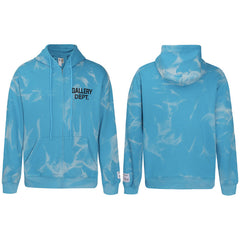 GALLERY DEPT Water Ripple Letterprint Loose Hooded Sweatshirt