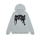 Revenge American Streetwear Chenille Embroidered Logo Hoodie