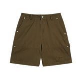 Rhude Hip-hop trend fashion wash denim cargo shorts