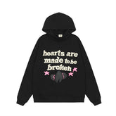 Broken Planet Puff Print Fleece Pullover Hoodie