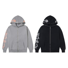 Trapstar Hip-Hop Printed Fleece Hooded Sweatshirt
