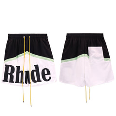 RHUDE Color Block Basketball Quick Dry Summer Shorts