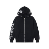 Trapstar Hip-Hop Printed Fleece Hooded Sweatshirt