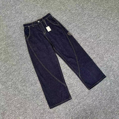 Mertra Jeans' washed and distressed straight jeans