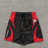 Broken Planet Embroidered Color Block Casual Shorts