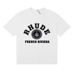 Rhude French Riviear print cotton T-shirt
