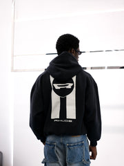 RHUDE Classic Big R Vintage Washed Boxy Hoodie