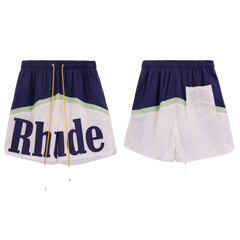 RHUDE Color Block Basketball Quick Dry Summer Shorts
