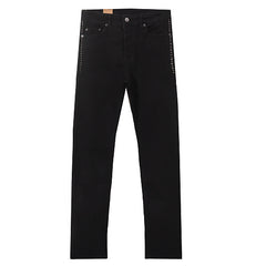 Ksubi Matte Black White Star Denim Slim Jeans