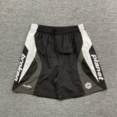 Broken Planet Embroidered Retro Color Block Shorts
