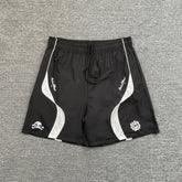 Broken Planet Embroidered Color Block Sports Shorts