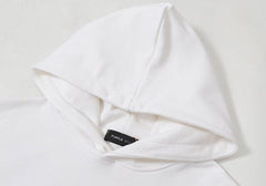 Purple Brand Men White Graphic Collage Pullover Hoodie