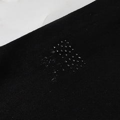 Ksubi Matte Black Tonal Embroidered Denim Jeans
