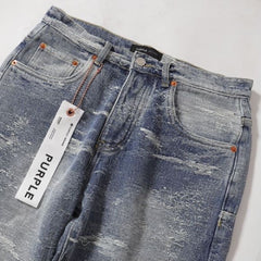 Purple Brand Vintage Distressed Slim Fit Denim Jeans