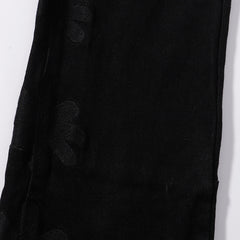 LOST SHDWS Premium Minimalist Matte Black Denim Jeans