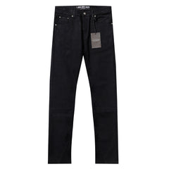 LOST SHDWS Premium Matte Black Button Fly Jeans