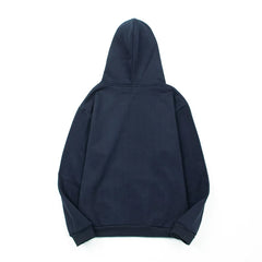 RHUDE Vintage Fleece Oversized Letter Print Hooded Sweatshirt