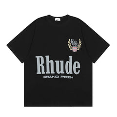 RHUDE High Street Oversized Graphic Pure Cotton T-Shirt