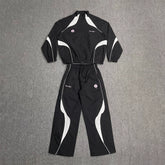 Broken Planet Color Block Stand Collar Tracksuit Set
