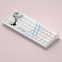 DARLING in the FRANMX.02 keycaps factory height side engraved translucent keycaps PBT side translucent personalized keycaps set