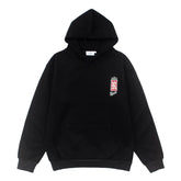 RHUDE 26ss Vintage Logo Fleece Lined Winter Hoodie