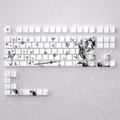 Demon Slayer: Kimetsu no Yaiba theme, Kochou Shinobu anime game creative personalized keycap set PBT material factory height Sublimation printing
