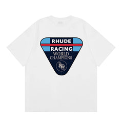 RHUDE High Street Oversized Graphic Pure Cotton T-Shirt