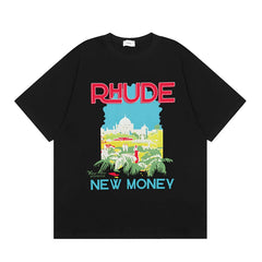 RHUDE High Street Oversized Graphic Pure Cotton T-Shirt