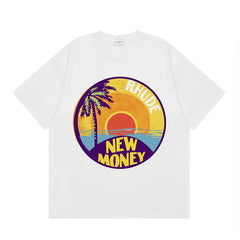 RHUDE High Street Oversized Graphic Pure Cotton T-Shirt