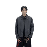 A knife cleanfit floral patchwork lapel jacket