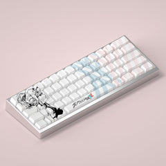 DARLING in the FRANMX.02 keycaps factory height side engraved translucent keycaps PBT side translucent personalized keycaps set
