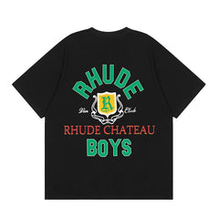 RHUDE High Street Oversized Graphic Pure Cotton T-Shirt