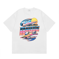 RHUDE High Street Oversized Graphic Pure Cotton T-Shirt