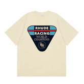 RHUDE High Street Oversized Graphic Pure Cotton T-Shirt