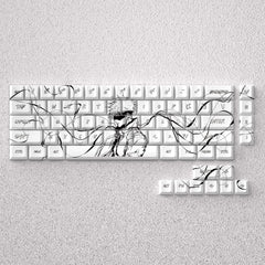 Gojo Satoru keycap anime theme factory height PBT positive fitting 60 65 68