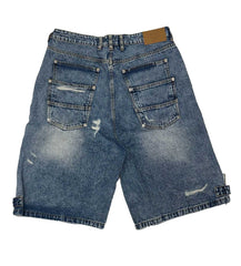 Project Capri Triple Pocket Jorts Blue