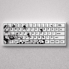 Wuthering Waves series, Cantarella theme, original high PBT material compatible MX switch mechanical keyboard, anime game theme set keycaps, mechanical keyboard replacement keycap set